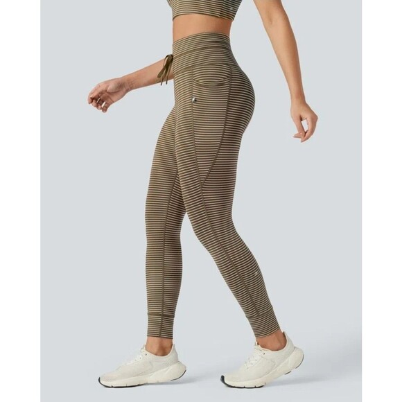 Halara Women's Small 7/8 UltraSculpt SoCinched High Waisted Leggings NWOT H21 - Picture 8 of 8